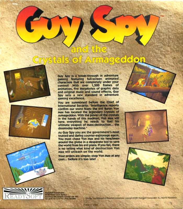 Guy Spy and the Crystals of Armageddon dos