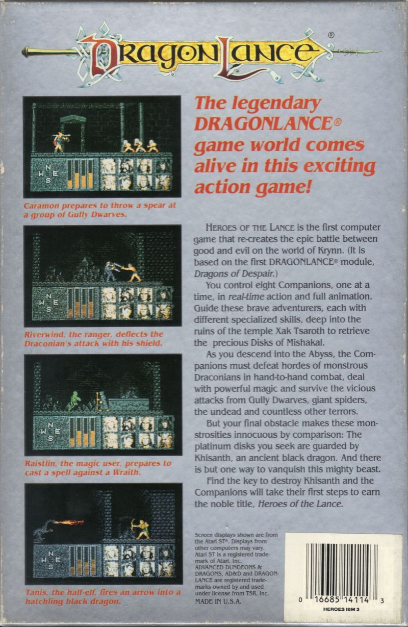 Heroes Of The Lance dos