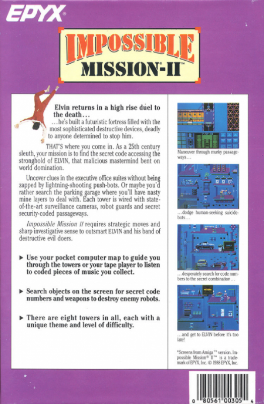 Impossible Mission II - Dos