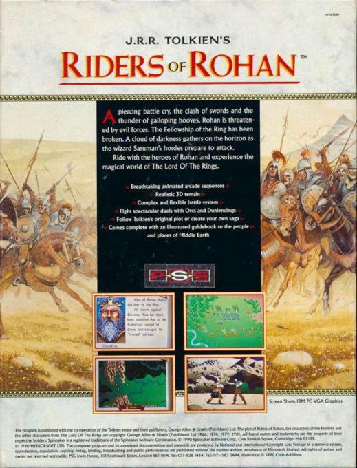 J.R.R. Tolkien's Riders of Rohan dos