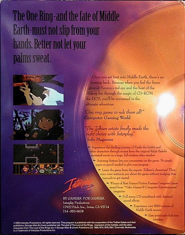 J.R.R. Tolkien's The Lord of the Rings, Vol. I dos