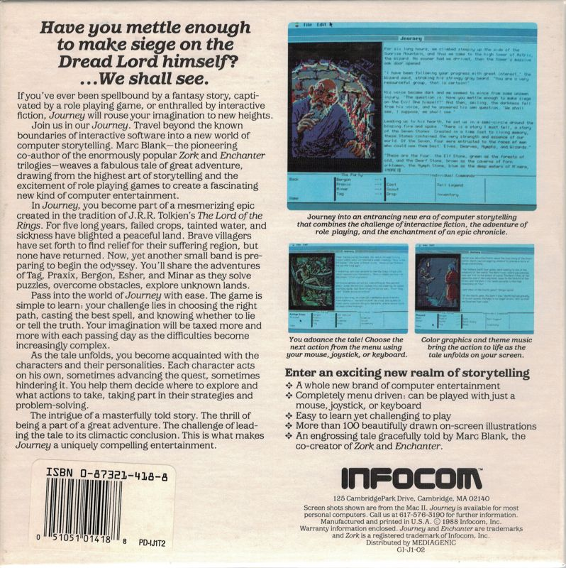 Journey : The Quest Begins - Dos