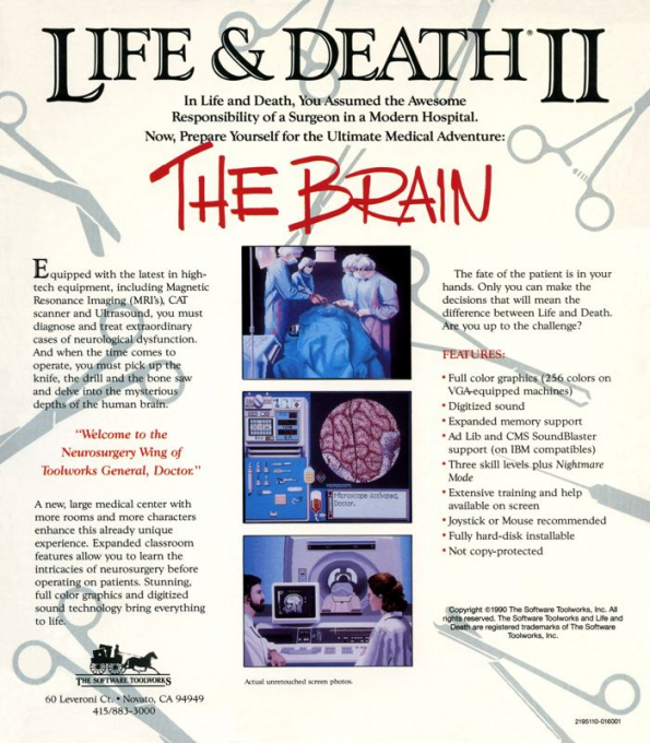 Life & Death II : The Brain - Dos