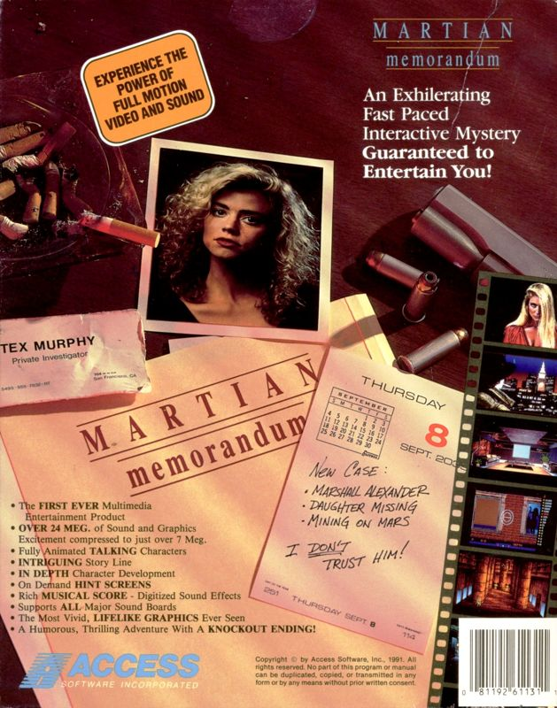 Martian Memorandum - Dos