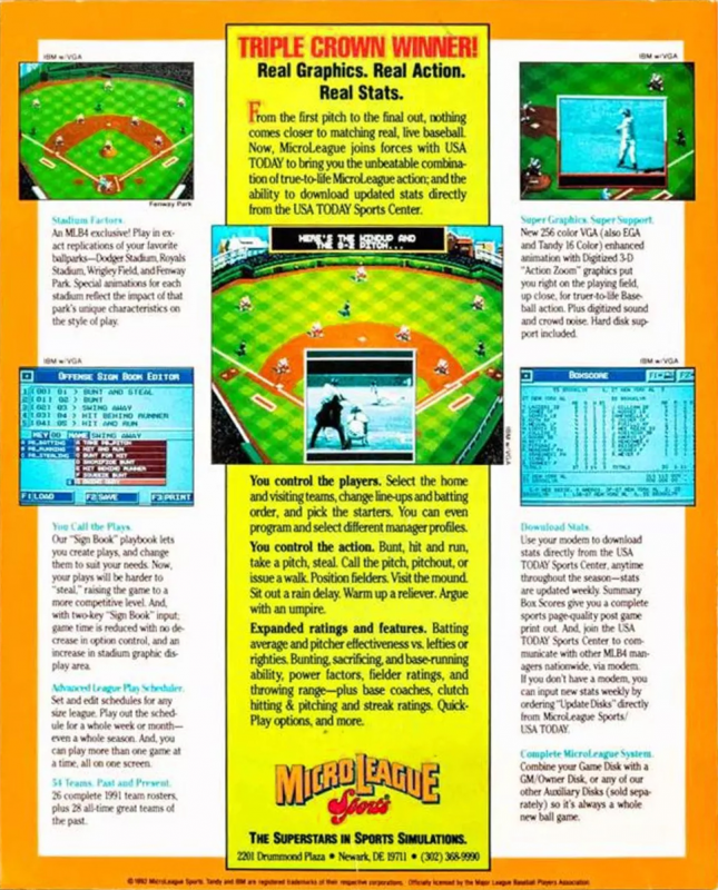 Microleague Baseball dos
