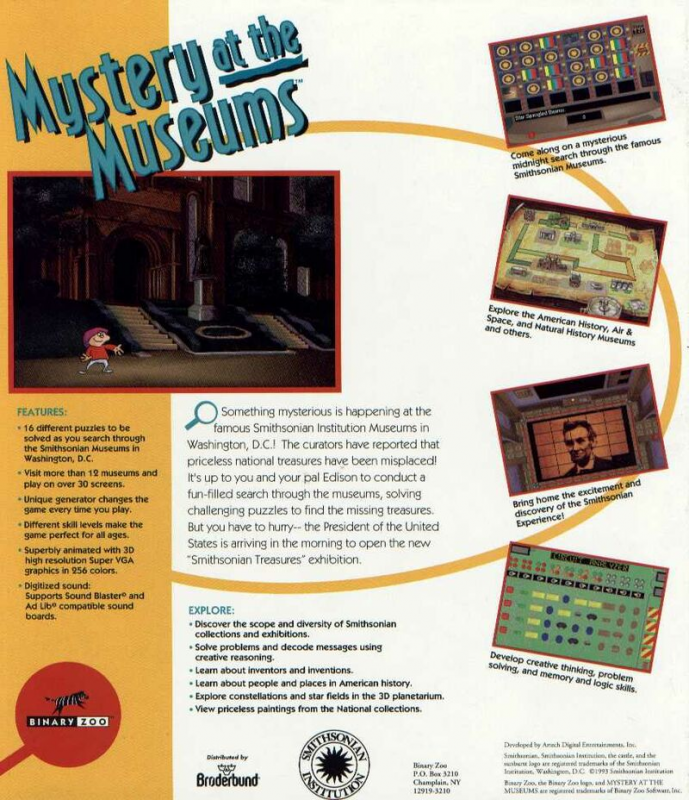 Mystery at the Museums - Dos