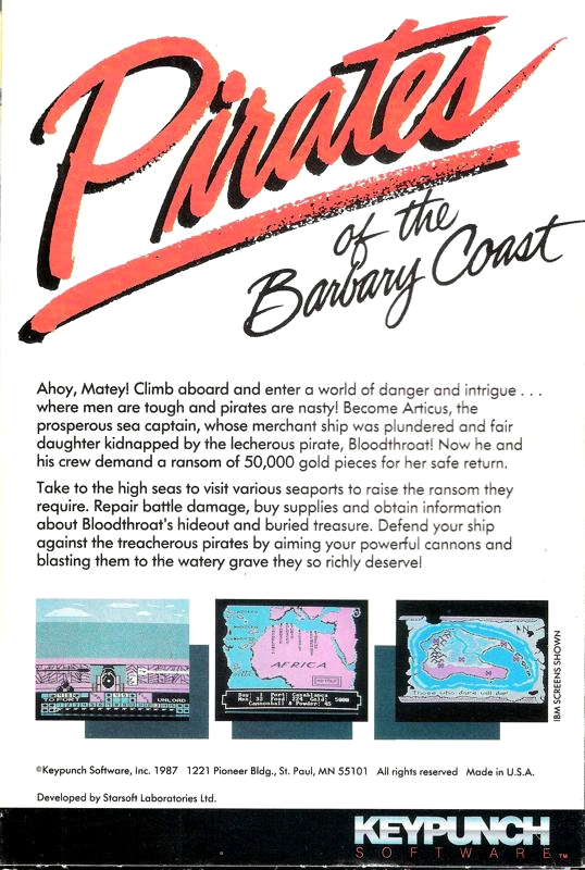 Pirates of the Barbary Coast dos