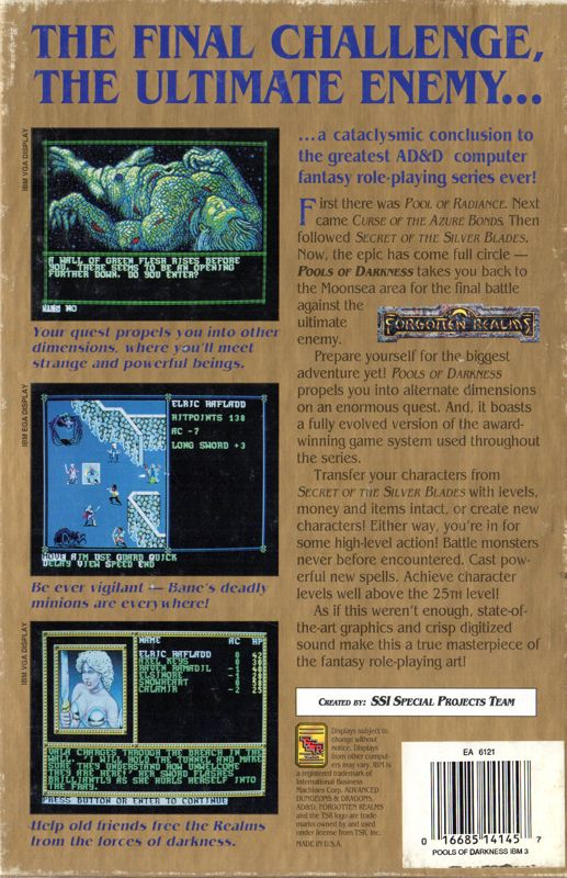 Pools Of Darkness dos