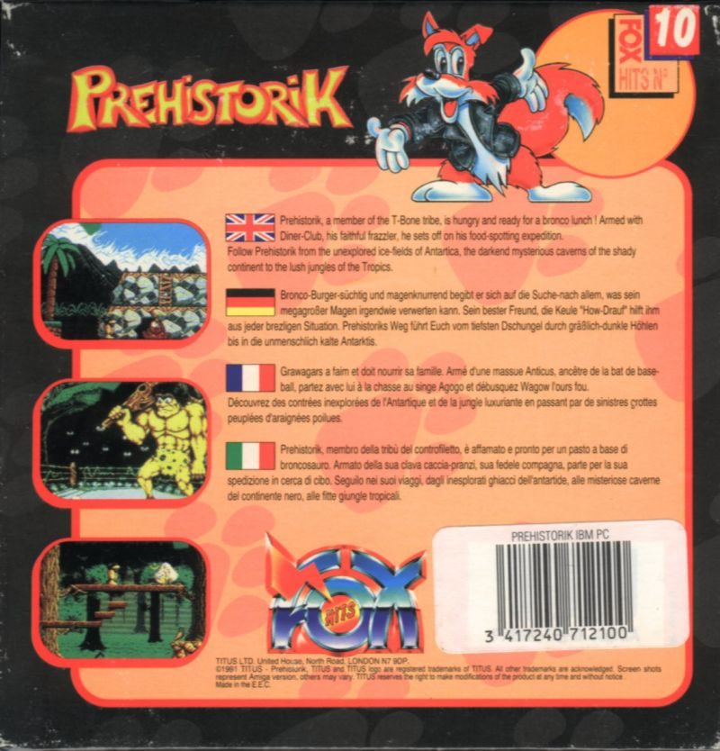 Prehistorik1 - Dos