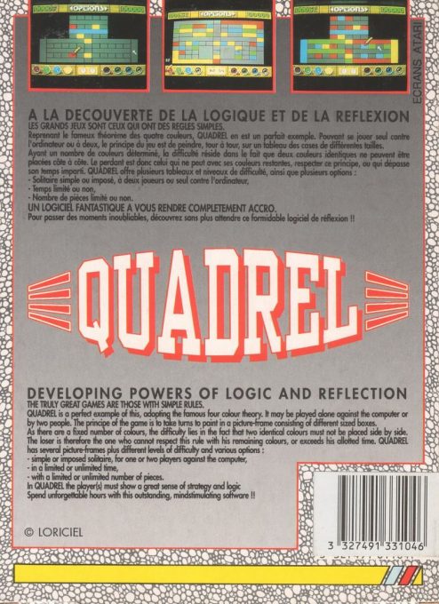 Jaquette arrière