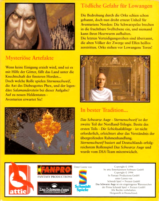 Realms of Arkania : Star Trail - Dos