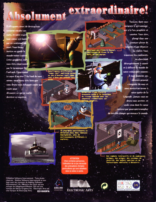 Relentless : Twinsen's Adventure - Dos