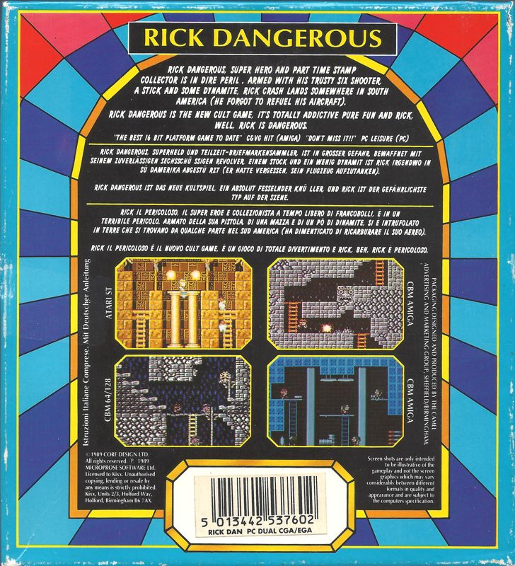 Rick Dangerous dos