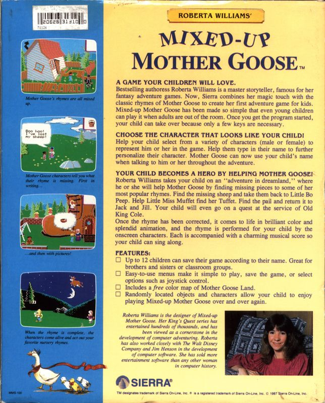 Roberta Williams' Mixed-Up Mother Goose - Dos