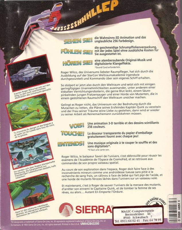 Space Quest V : The Next Mutation - Dos