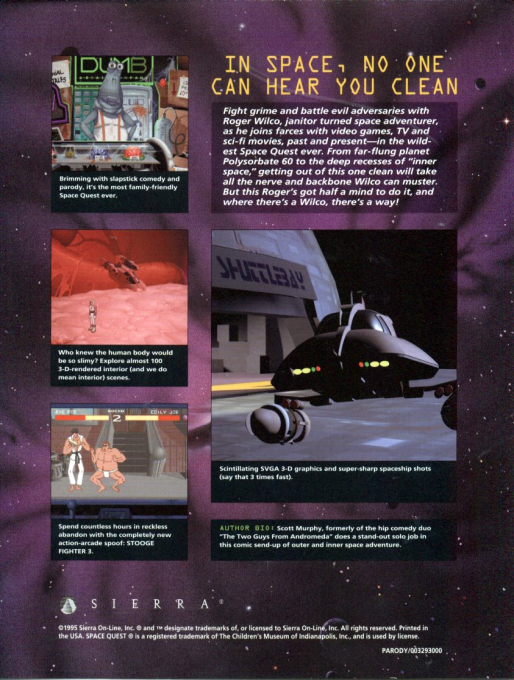 Space Quest VI: Roger Wilco in The Spinal Frontier dos