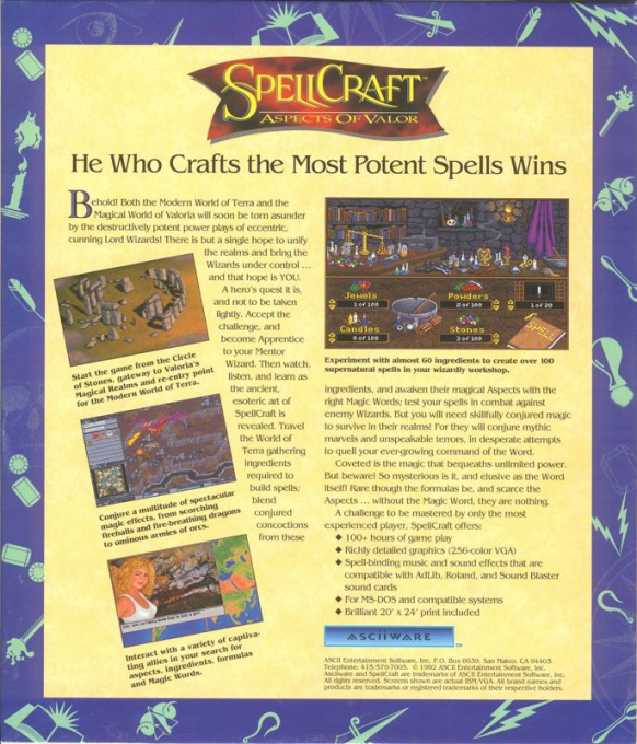 SpellCraft : Aspects of Valor - Dos