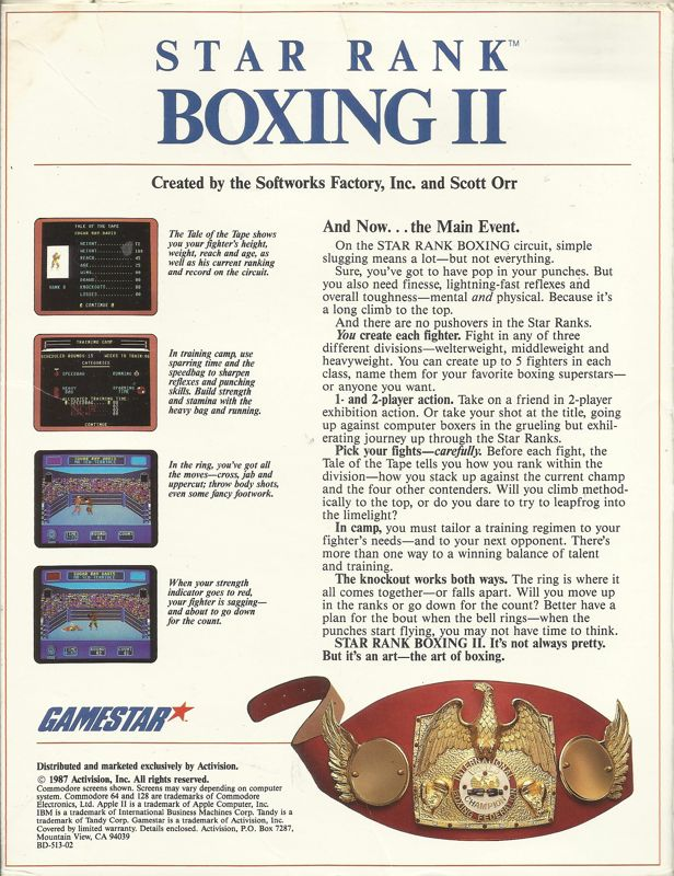 Star Rank Boxing II dos