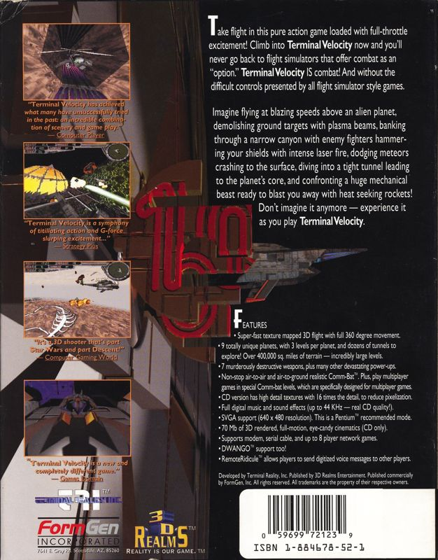 Terminal Velocity dos