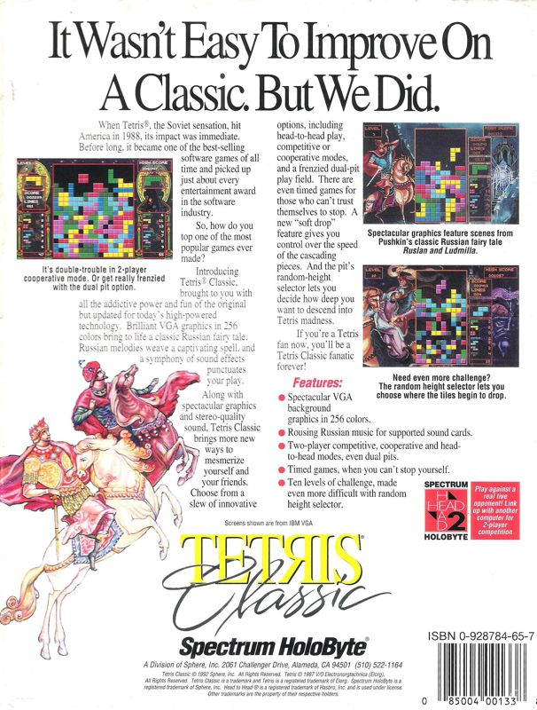 Tetris Classic - Dos