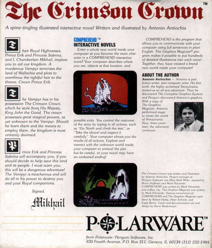 Transylvania II : The Crimson Crown dos