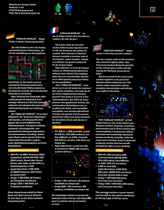 Tubular Worlds - Dos