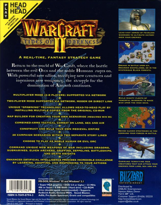 Warcraft II : Tides of Darkness - Dos