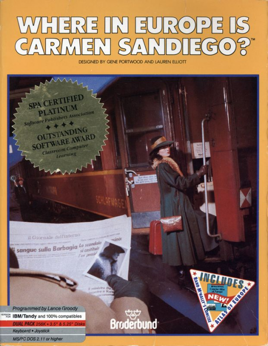 Where in Europe is Carmen Sandiego?
