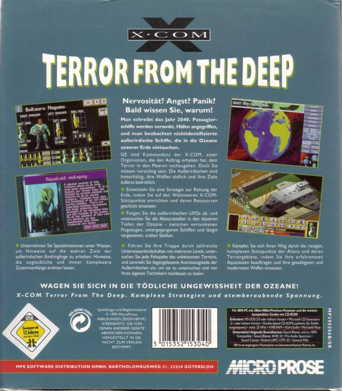 X-COM : Terror from the Deep - Dos