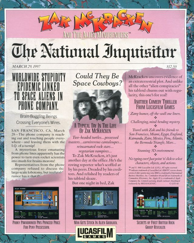 Zak McKracken and the Alien Mindbenders dos