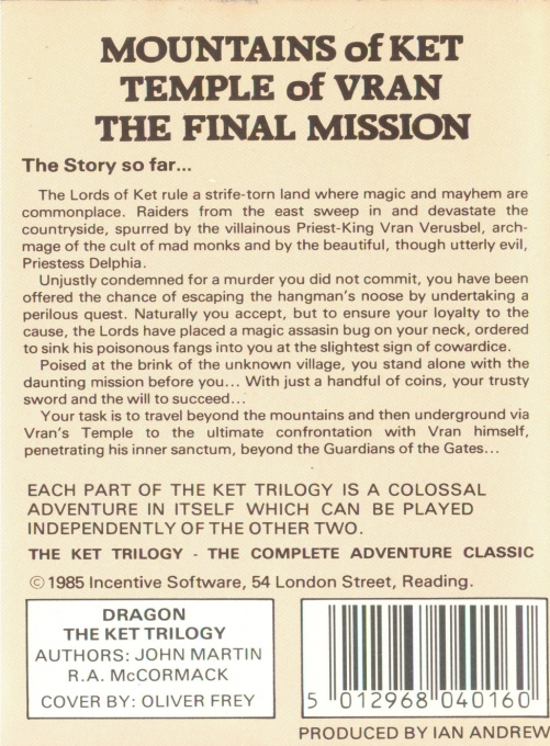 Ket Trilogy, The - Dos