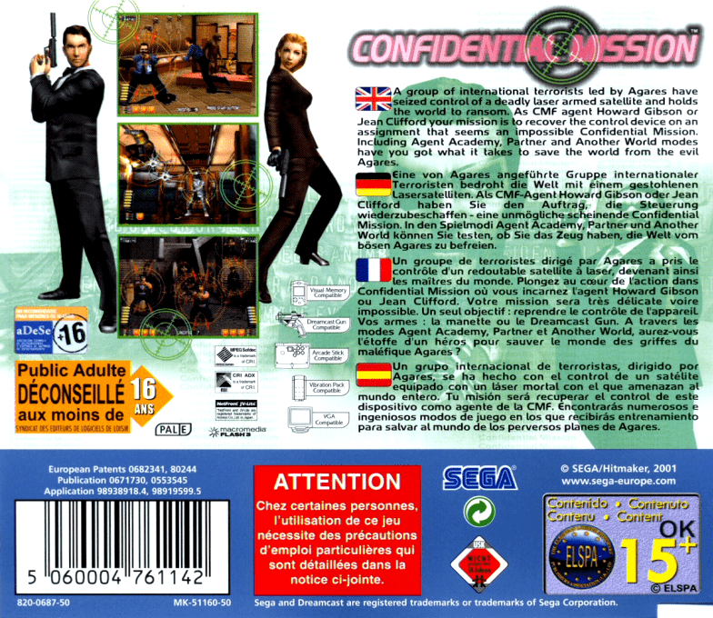 Confidential Mission - Dos