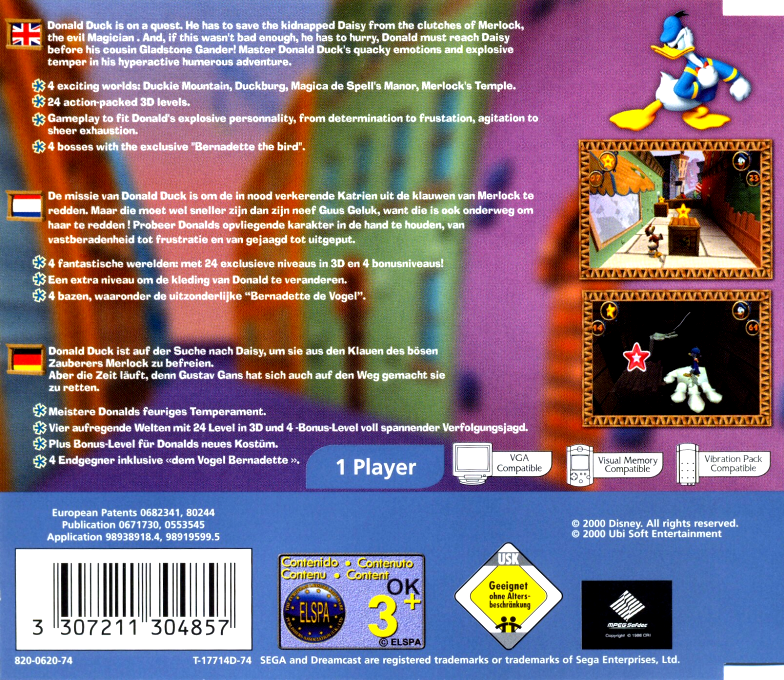 Disney's Donald Duck : Cou@k Att@k?*! - Dos