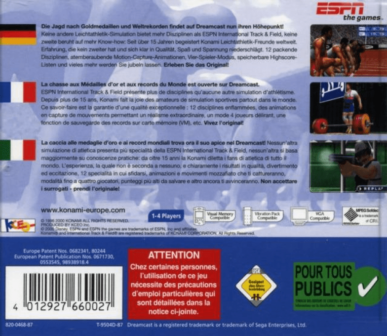 ESPN International Track & Field - Dos