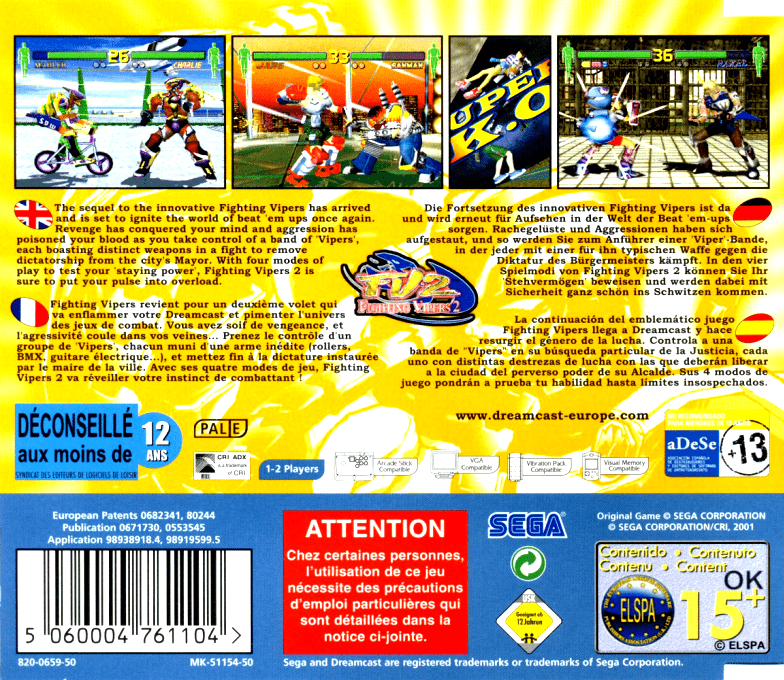 Fighting Vipers 2 - Dos