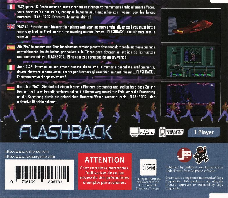 Flashback : The Quest for Identity - Dos