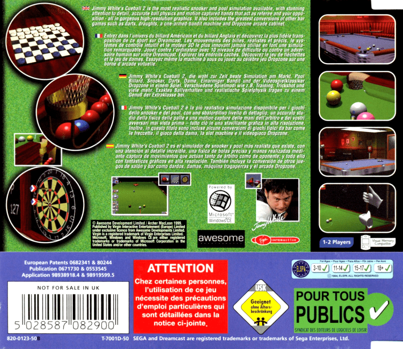 Jimmy White's 2 - Cueball - Dos