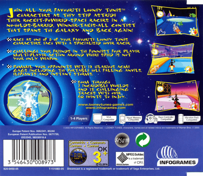 Looney Tunes : Space Race - Dos