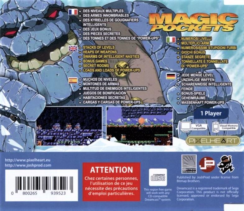 Magic Pockets - Dos