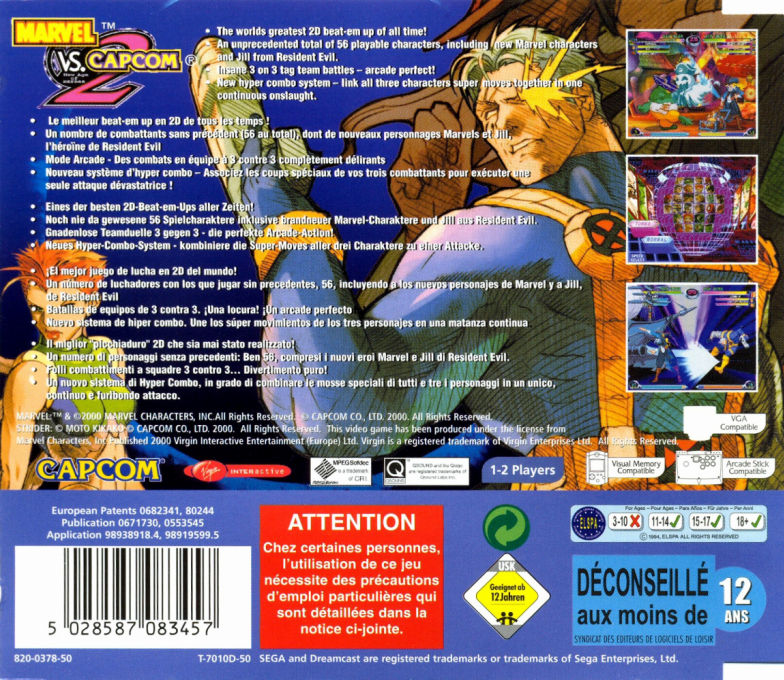 Marvel vs. Capcom 2 - Dos