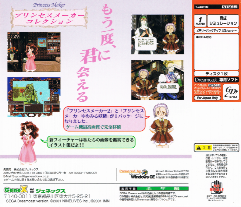 Princess Maker Collection - Dos
