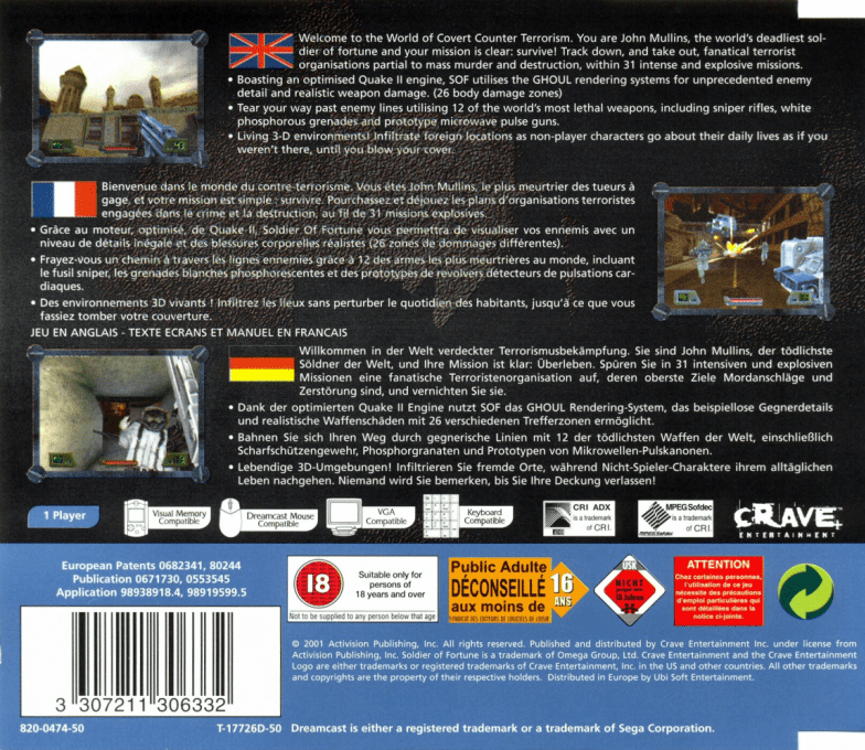 Soldier of Fortune - Dos