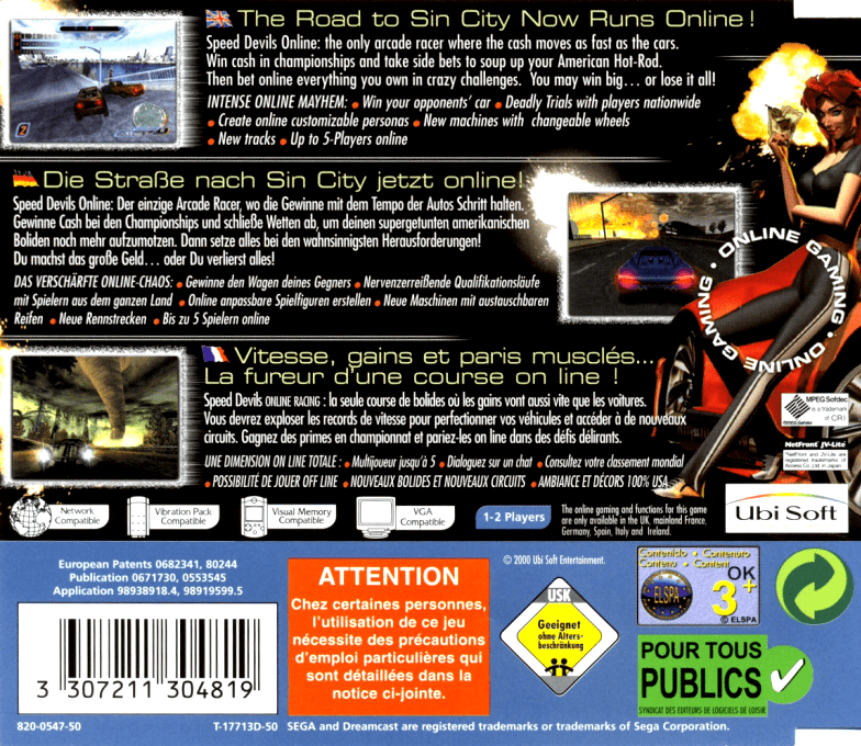 Speed Devils Online Racing - Dos