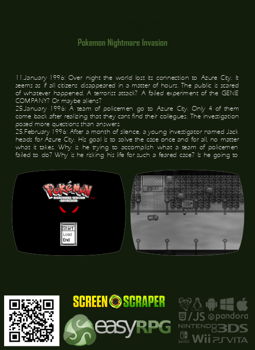 Pokemon Nightmare Invasion - Dos