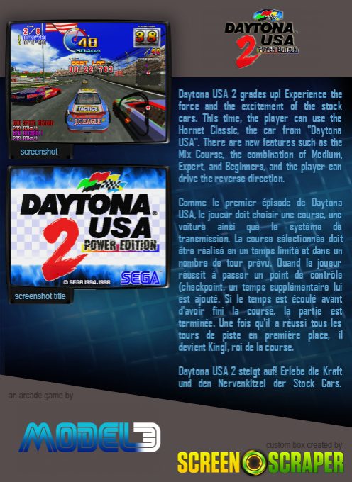 Daytona USA 2: Power Edition - Dos