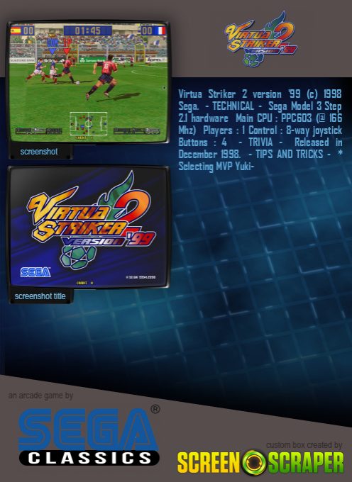Virtua Striker 2 '99.1 - Dos
