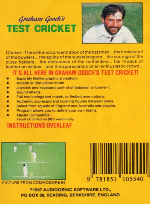 Graham Gooch's Test Cricket - Dos