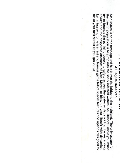 Lemming Syndrome - Dos