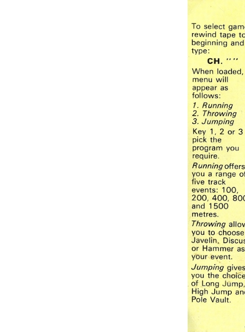 Micro Olympics - Dos