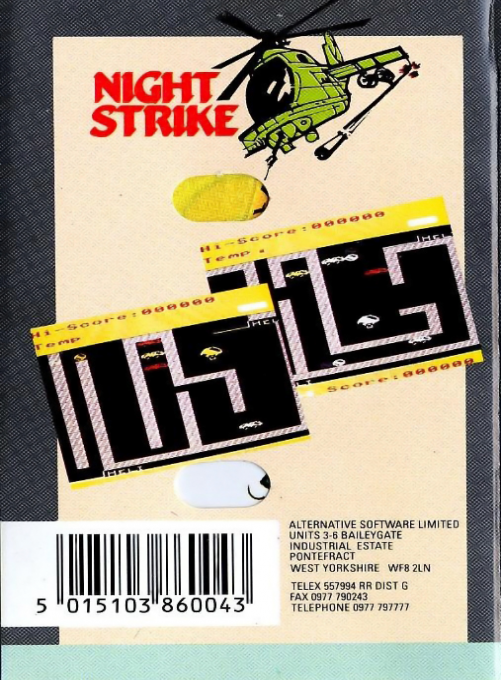 Night Strike - Dos